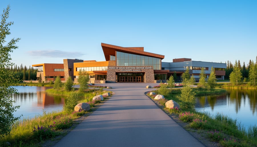 Exterior of the Prince of Wales Northern Heritage Centre in Yellowknife
